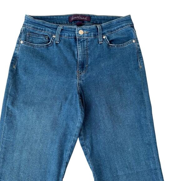 Gloria Vanderbilt Women’s 5 Pocket Design Blue Capri Jeans Size 10 - Picture 2 of 8